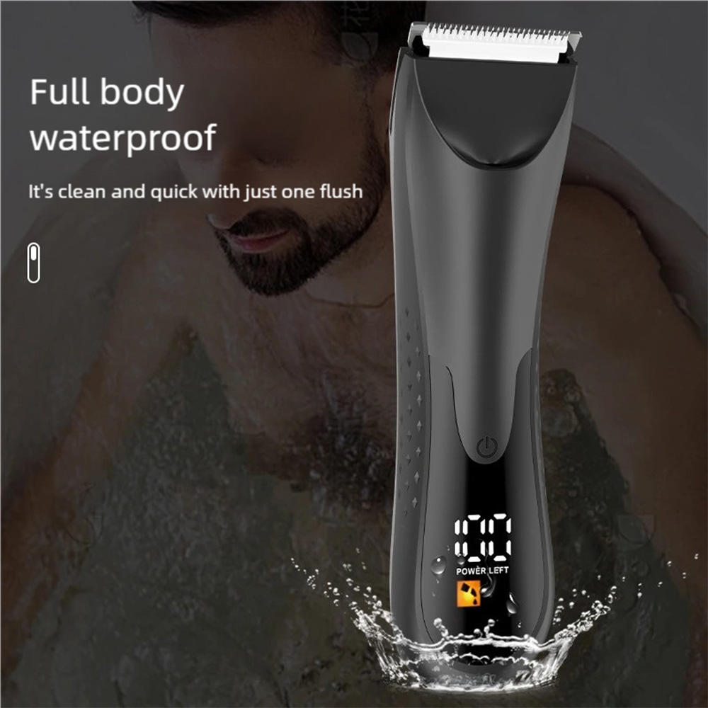 Body Trimmer For Men Rechargeable For Sensitive Areas Bikini Armpit Electirc Body Hair Trimmer Full Water Proof Body Shaver