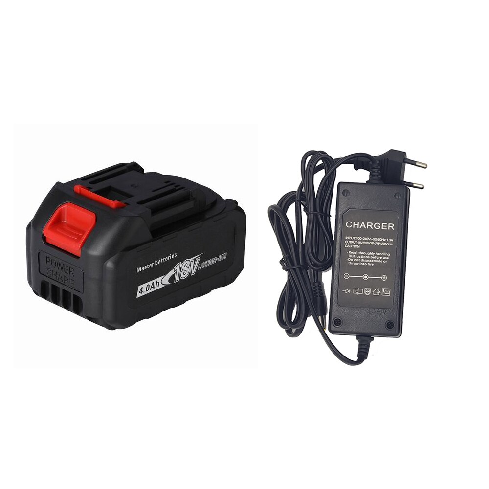 18V compatiable 18 Volt. 4000 mAh battery pack for rechargeable cordless tool: with a charger