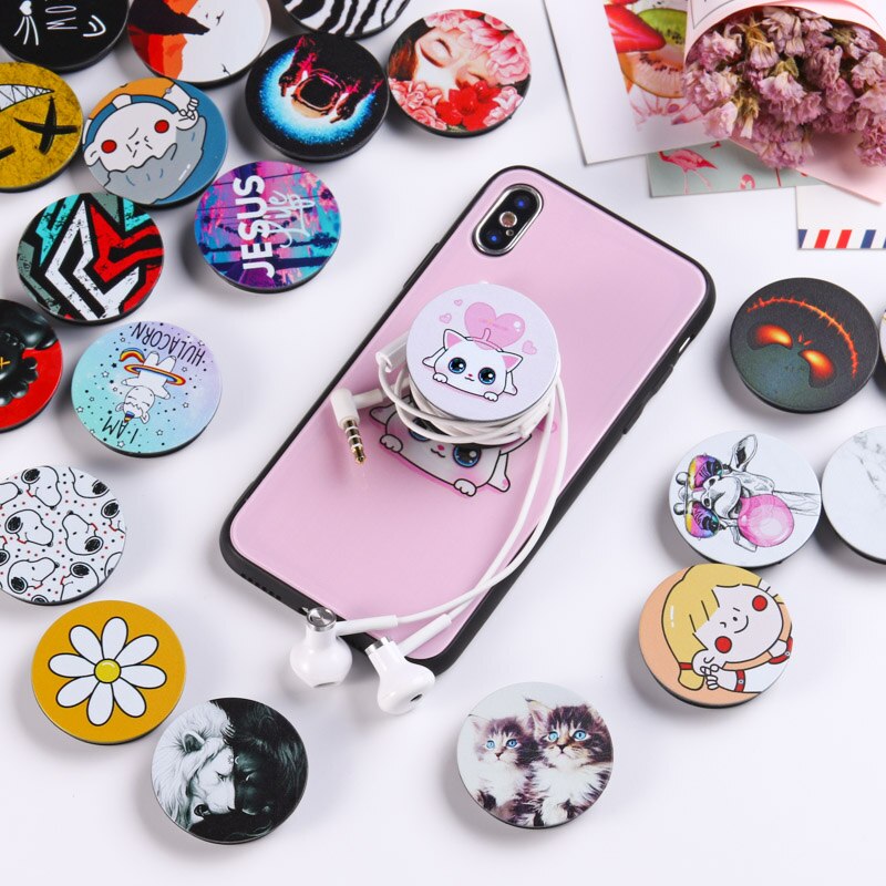 Luxe Universele Mobiele Telefoon Beugel Leuke Dier Airbag Telefoon Uitbreiden Stand Vinger Houder Telefoon Houder Praktische Socket Stand