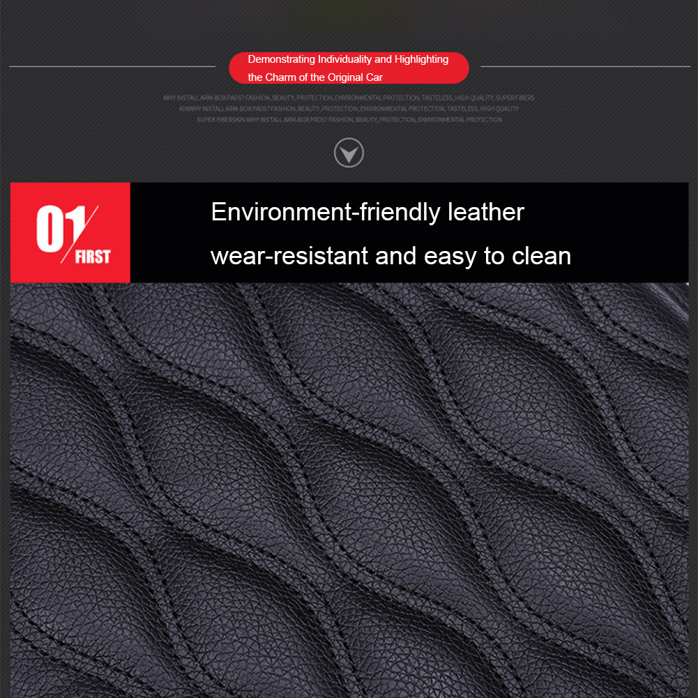 Universal Car Armrest Box Pad Car Center Console Comfortable Arm Rest Seat Box Pad Vehicle Protective Cushion Car Styling