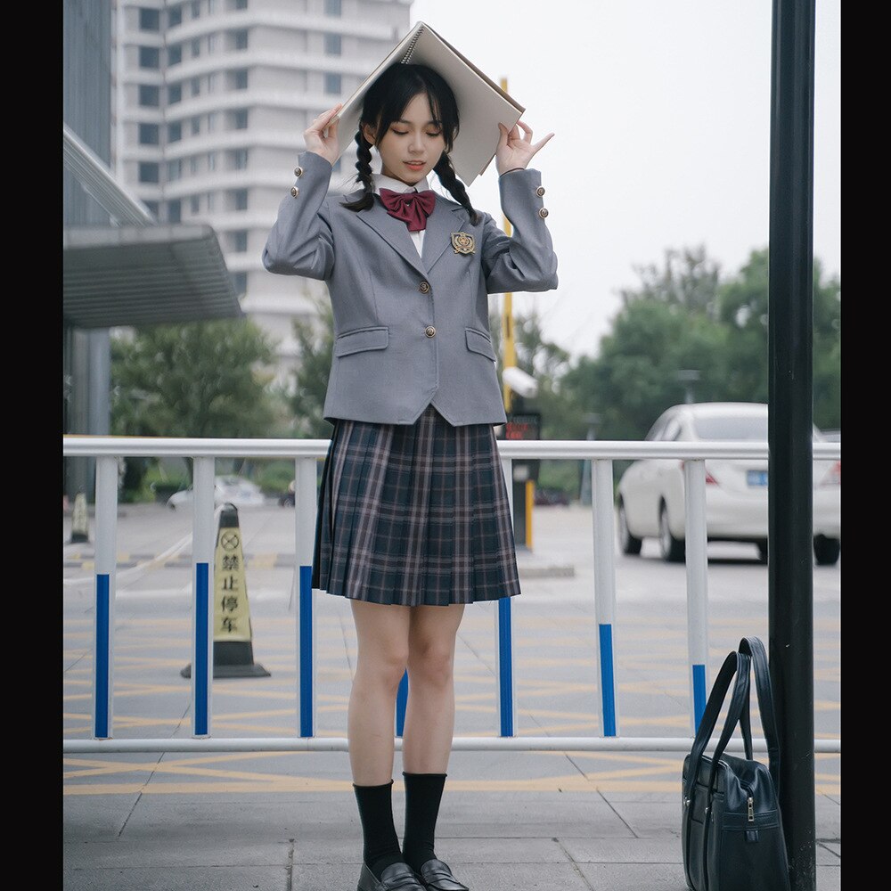 Uniforme escolar japonés para chica, conjunto para la vuelta al cole, uniforme jk, tops