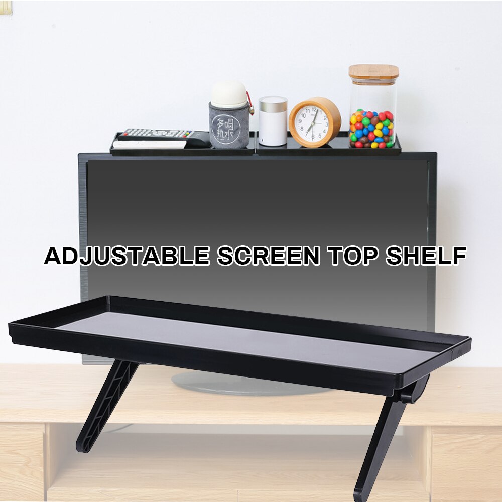 Verstelbare Scherm Top Plank Display Plank Computer Monitor Tv Opslag Plank Desktop Stand Tv Rack Voor Home Office: B-new