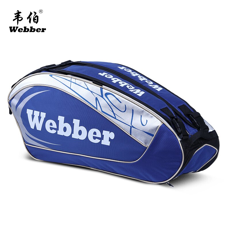 badminton racket bag shoulder backpack 6 sticks rackets bag