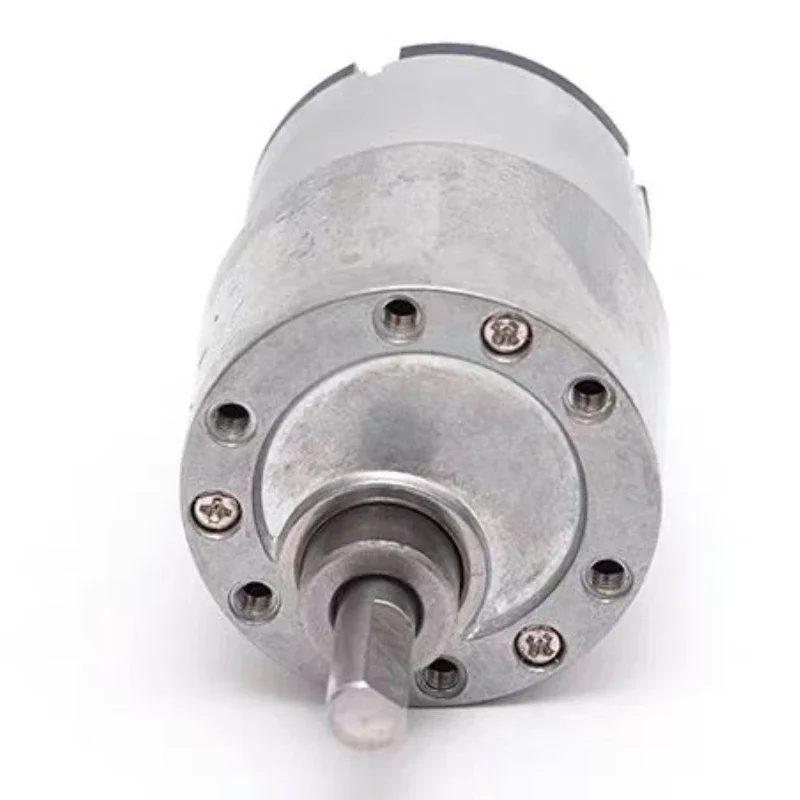 Moteur électrique à couple élevé, 37mm, 12V DC, 7 tr/min à 960 tr/min, boîte de vitesses, moteur à engrenages