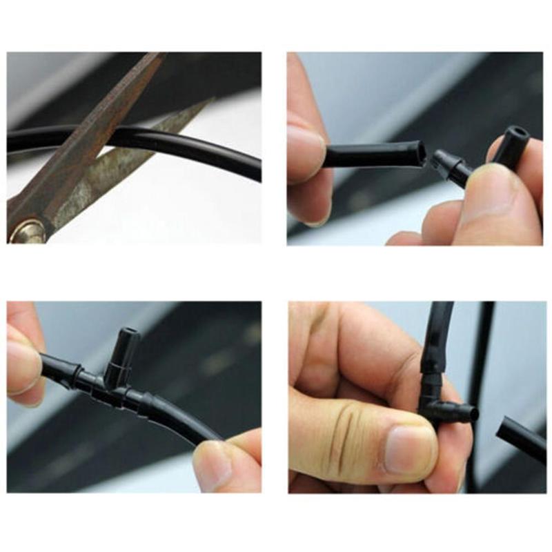 10 Uds. Conector de derivación en T para manguera de 1/4 pulgadas, conector para césped y jardín, manguera , riego de 4/7 Mm, N2A9