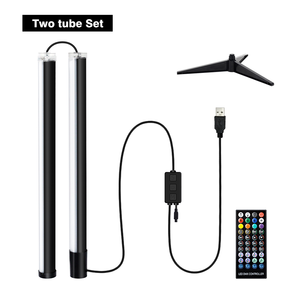 Indendørs gulvstående omgivende lys dæmpbar rgb led moderne atmosfære belysning soveværelse stue dekoration beslag lys: Sort