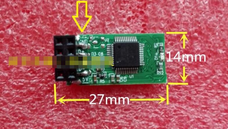 SSD eUSB 64GB DOM SSD 9PIN pitch 2.54mm Industrial Embedded USB Disk on Module (USB DOM) Flash 64G DOM MLC NAS