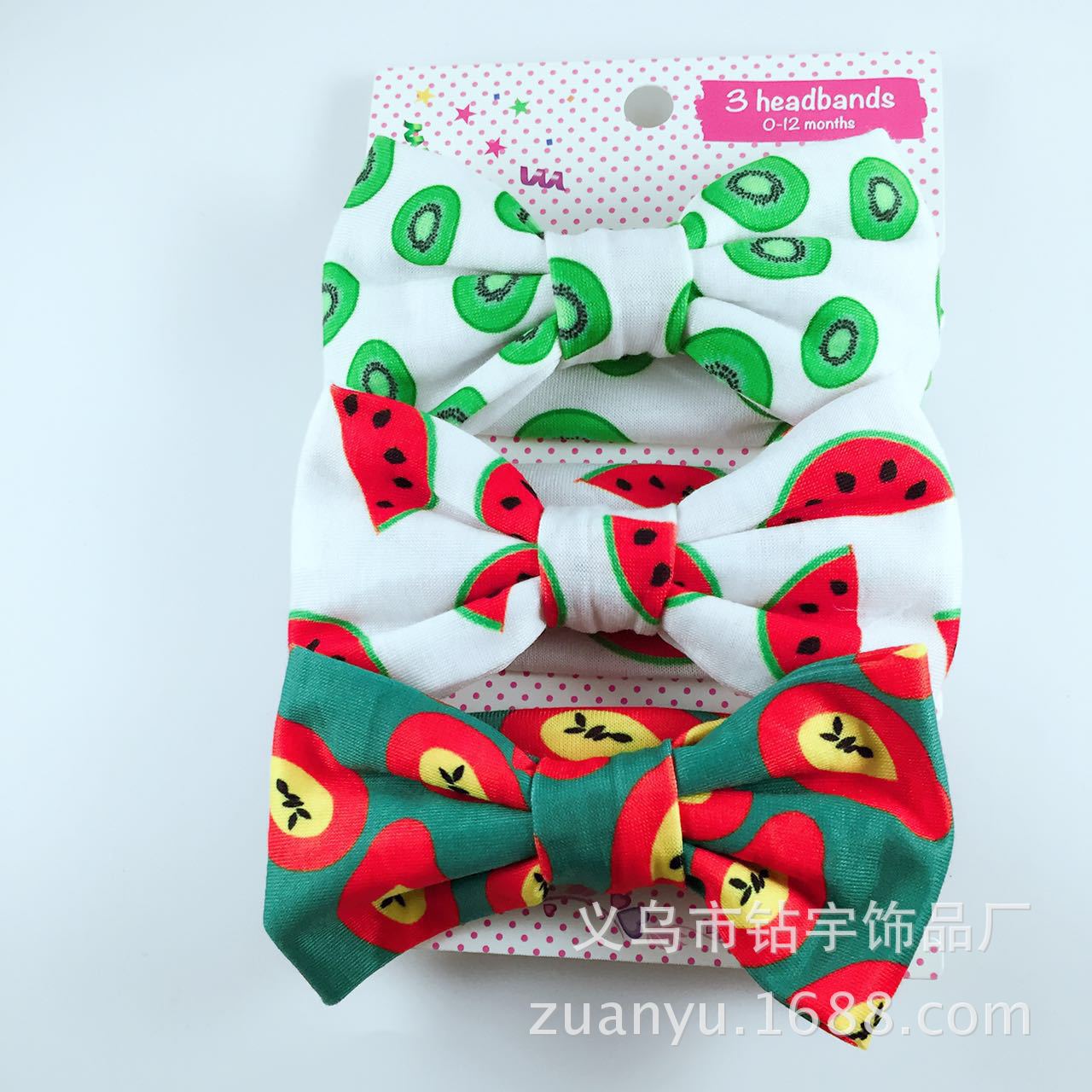Brand 3PCS Stretchy Twist Knot Bow Head Wrap Headband Twisted Knotted Cute Hair Band Baby: 2