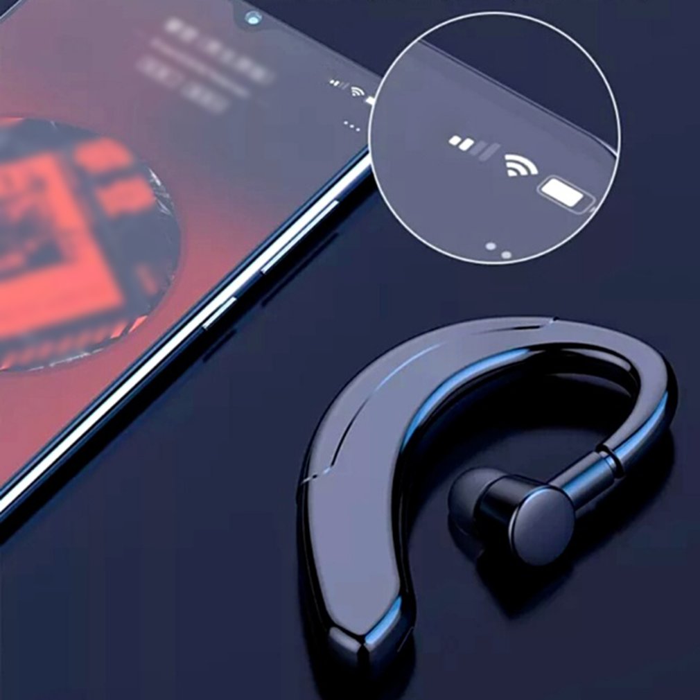 Drahtlose Bluetooth 5,0 Kopfhörer Auto Business Freihändiger Kopfhörer Mini Starker Bass Headset Ohrhörer Ohrhörer