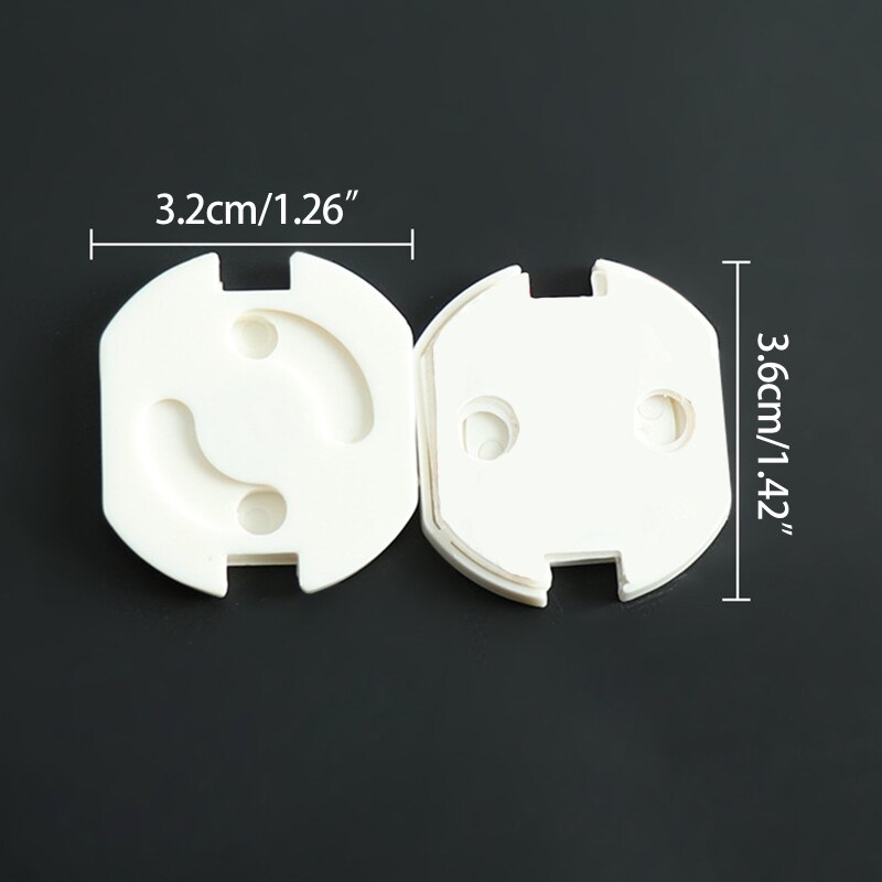 10 Pcs White Outlet Covers Child Proof Electrical Protector Baby Proofing Outlet Plug Covers Kids Safety Socket Covers Outlet