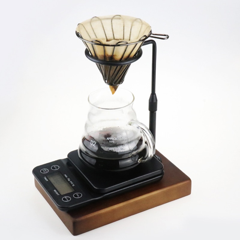 Verstelbare V60 Koffie Druppelaar Stand Huishoudelijke Barista Koffie Percolator Maker Giet Over Koffie Druppelaar Set