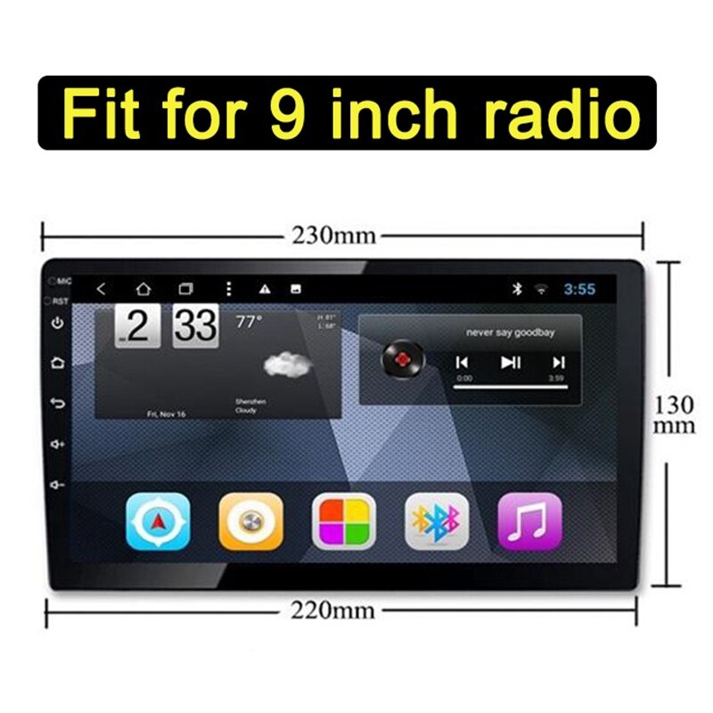 9 Inch Radio Fascias for Mazda 6 Atenza Double Din DVD Stereo Panel Dashboard Refitting Installation Frame