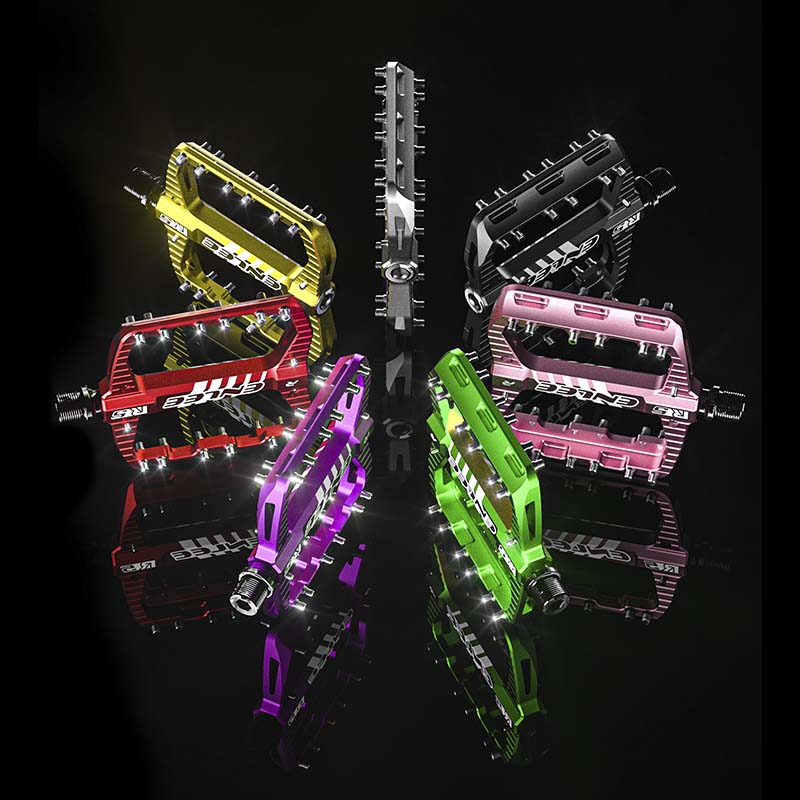Pedali MTB ENLEE - Alluminio Ultraleggero - Cuscinetti Sigillati - Accessori Bici montagna bicicletta