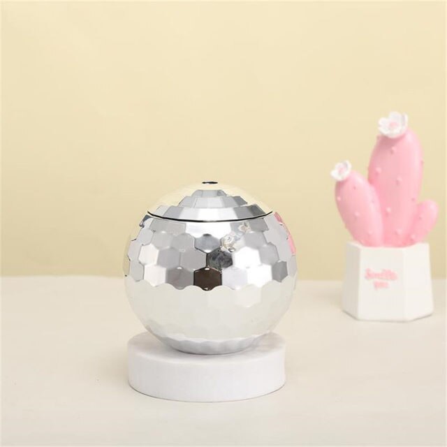 Gobelets de boule Disco Flash , verres de Cocktail uniques, décoration de Bar, lampe de poche de fête, paille, vin, bière, jus, verres à boisson: Silver - 600ml / 2 pcs
