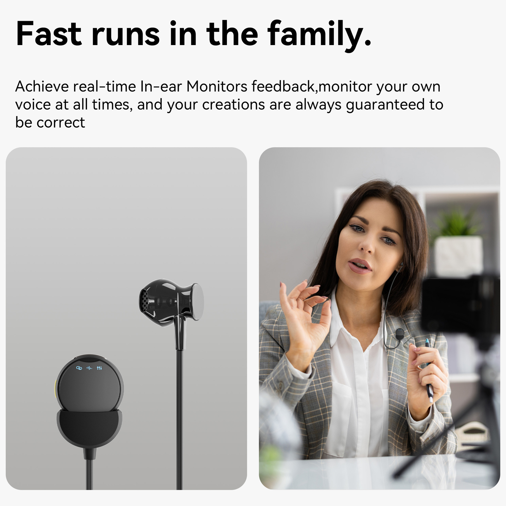 Microfono Lavalier Wireless con scatola di ricarica riduzione del rumore magnetico microfono professionale con risvolto per la registrazione in Studio dal vivo
