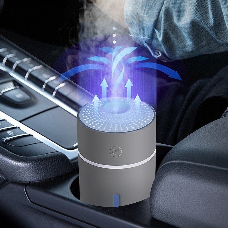 Humidifier Air Purifier Ultrasonic Nebulizer Aroma Diffuser Cool Ambient Lamp 230ML