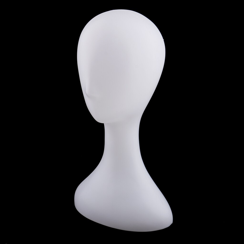 Plastic Vrouwelijke Mannequin Hoofd Model Pruik Zonnebril Hoed Weergave Maken Styling Maniquin Pruik Hoofd