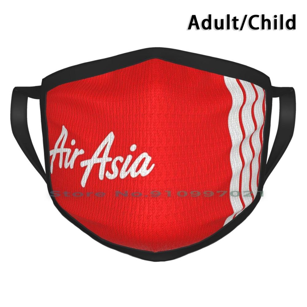 Air Asia Mask | | Apparels Scarf Mask Neck Warmer Face Wraps Foulard Bandana Mascarillas Airasia Aviation Fly Captain Pilot