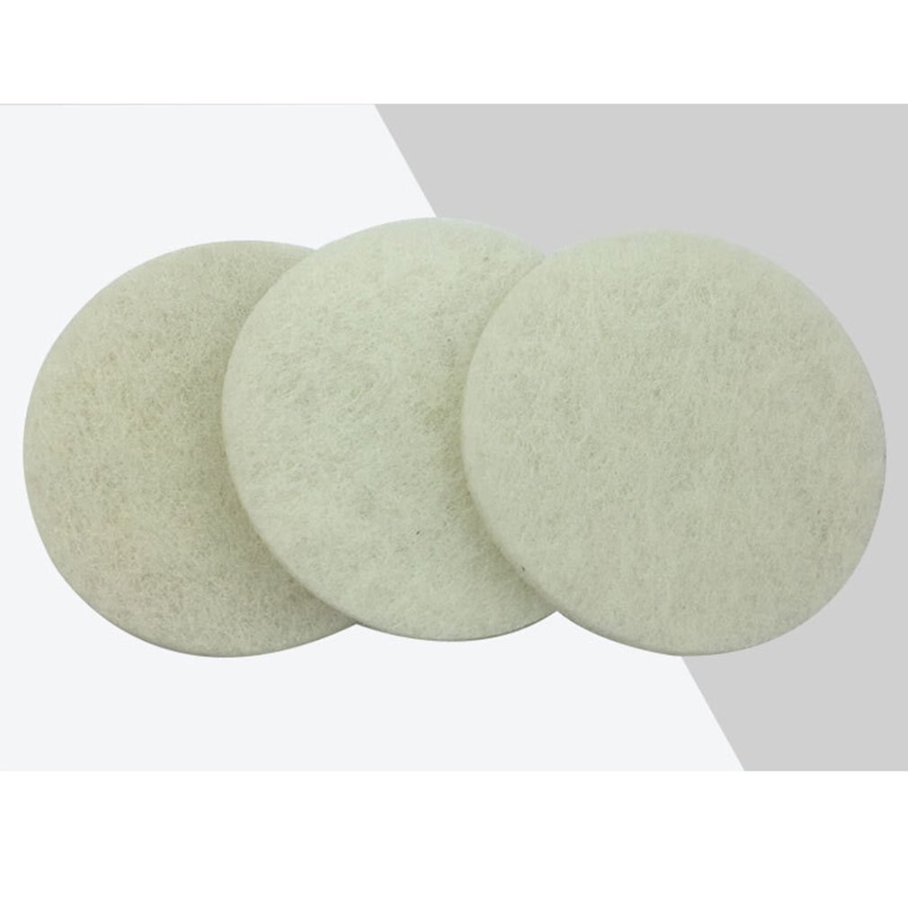 Set of 3 Wool Buffs for Machines Vehicle Polishing Cleaning Washing Tools Polish Cloth Cleanse Polishing: Default Title