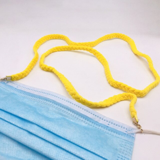 Adjustable Face Mask Lanyard Mask Extension Rope Elastic Band Anti-stroke Artifact Hanging Neck Mask Lanyard Anti-lost Ear Strap: 14