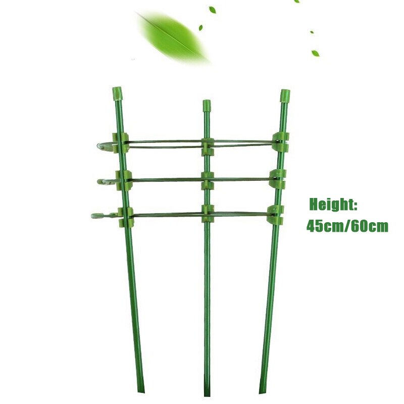 Support de vigne en acier revêtu de plastique, Support décoratif en treillis pour plantes grimpantes