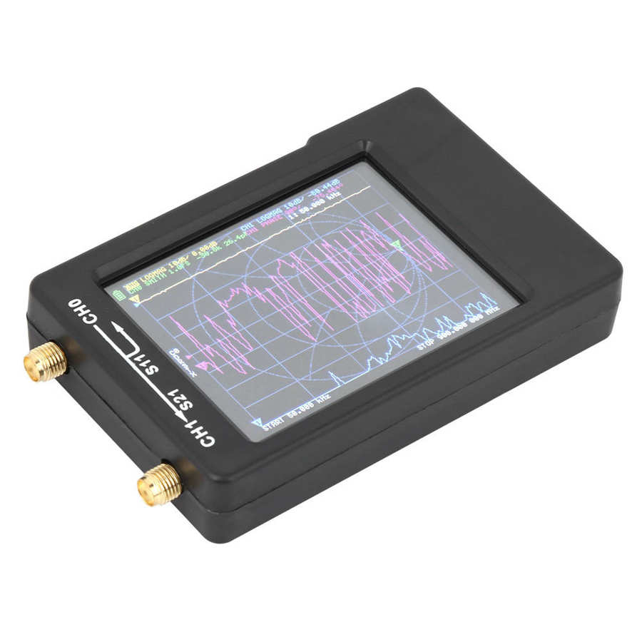 Vector Analyzer 10KHz ‑ 1.5GHz Portable Hand‑Held Analyzer Kit 2.8 Inch TFT Display Built-in 600mAh Battery VNA Measurement