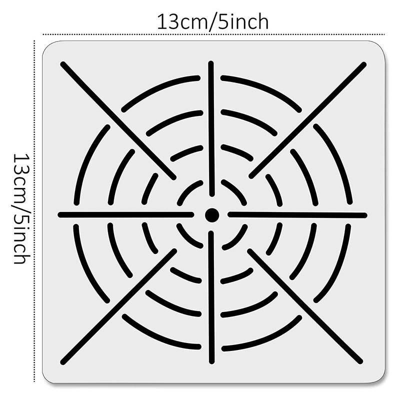 19 pièces Mandala pointage outils ensemble stylo pointage outils Mandala pochoir boule stylet plateau de peinture pour peinture roches dessin