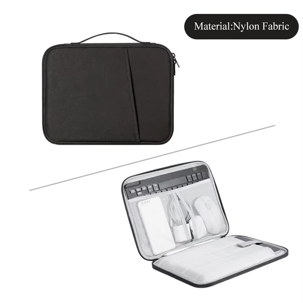 Laptoptas voor 11-13 inch beschermende tablethoes gewatteerde draagtas geschikt voor iPad Macbook Xiaomi ASUS HUAWEI Lenovo: 13" / royal blue