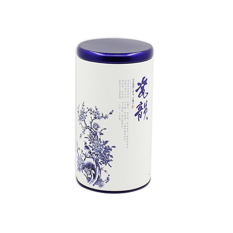 Xin Jia Yi Verpackung Papier Runde Tee Fälle Doppel Metall Deckel Karton Rohr Kaffee Papier Zylinder Container