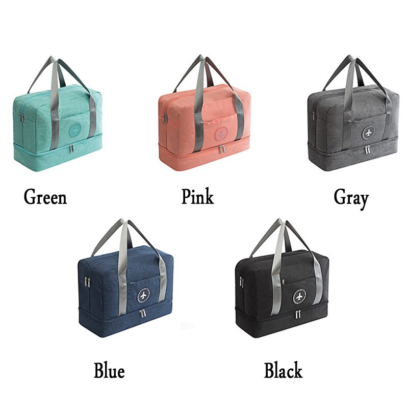 Portable Travel Bag Waterproof Travel Accessories Multifunctional Dry Wet Separation Storage Bag Soft Travel Duffle