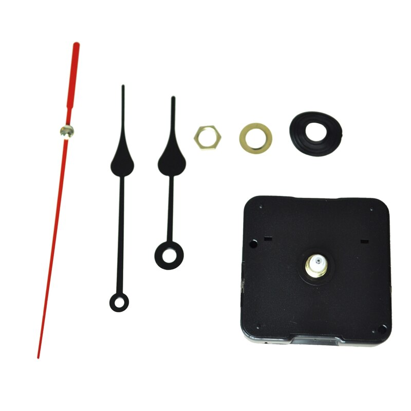 Klok Movement Mechanism Black Uur Minuut Rode Secondewijzer Diy Gereedschap Set