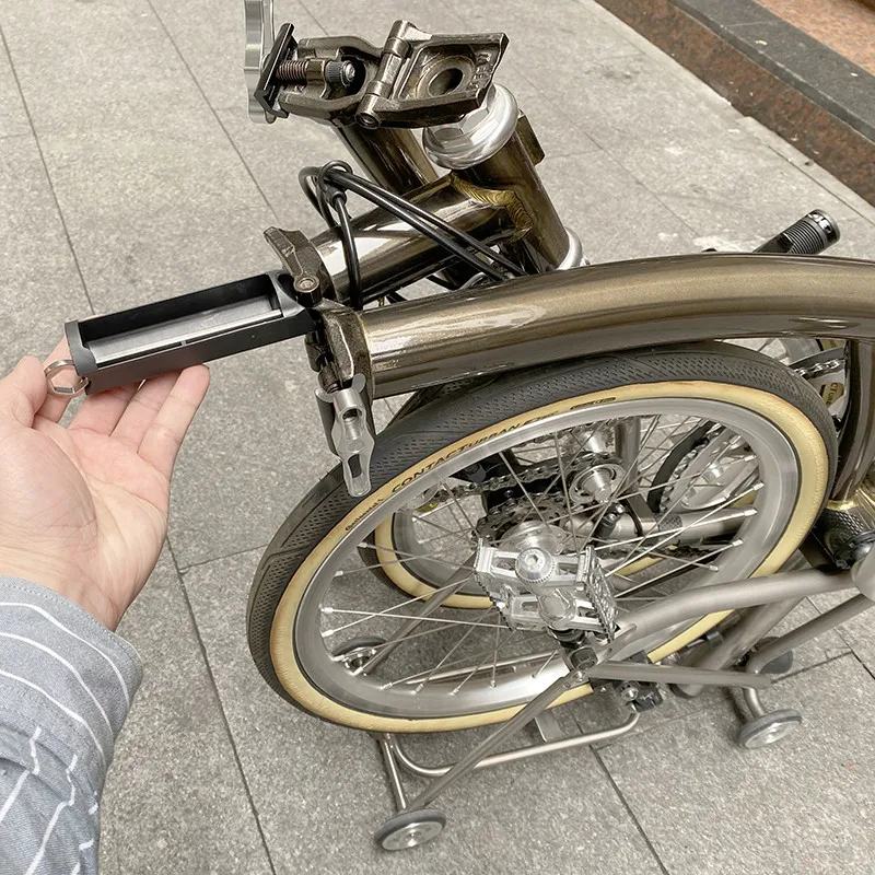 For Brompton Hidden Tool Box Wrench Bicycle Accessories Bicycle Mounting Tools Accessories magnet Frame Inner Storage Bag Kit