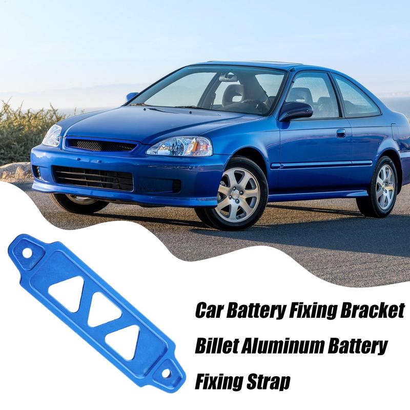 Bilbatterihållare bilbatterifäste triangulär klämma aluminiumlegering bricka för bilsläpvagn husbil lastbil