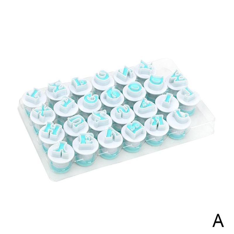 26 kleine en kleine letters spring biscuit mal taart print stans mal decoratieve fondant bakken  h8 a 8: A
