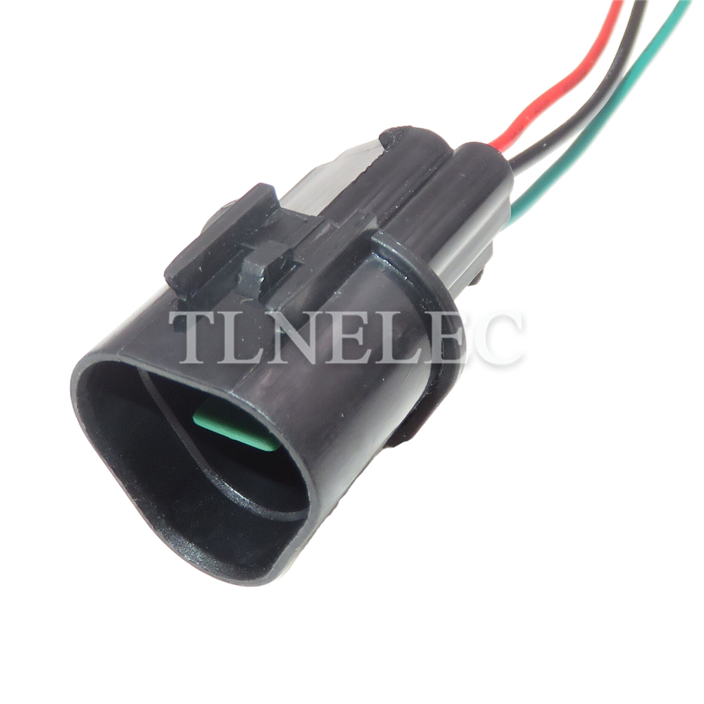 3 Pin Way Auto Headlight Wiring Cable Socket with Wires Car Sensor Sealed Socket PB625-03027 PB621-03020: Dark Grey