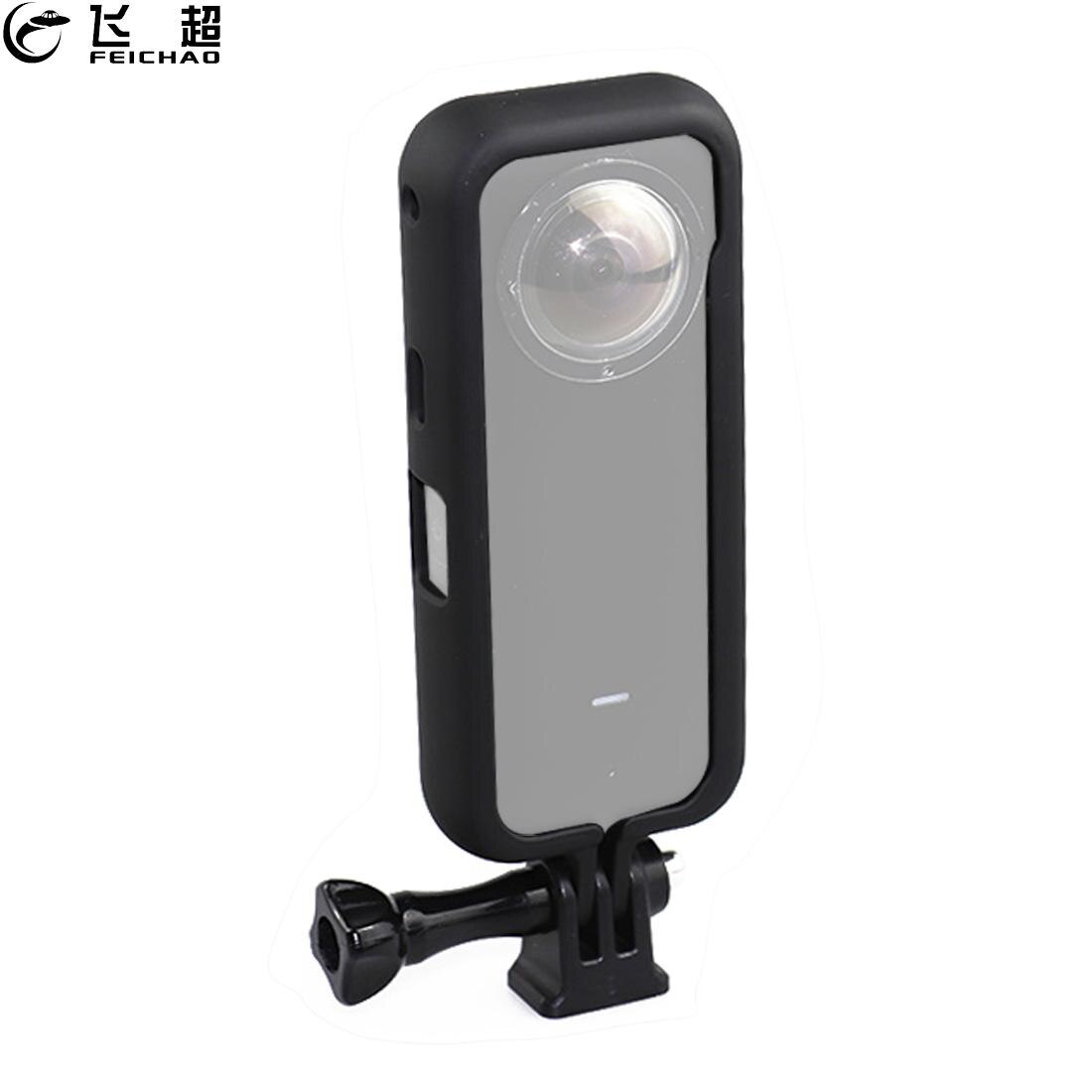 Für insta 360 one  x2 schutzrahmen vertikaler erweiterungsadapter halterung randkäfig gehäuse schale sportkamera zubehör