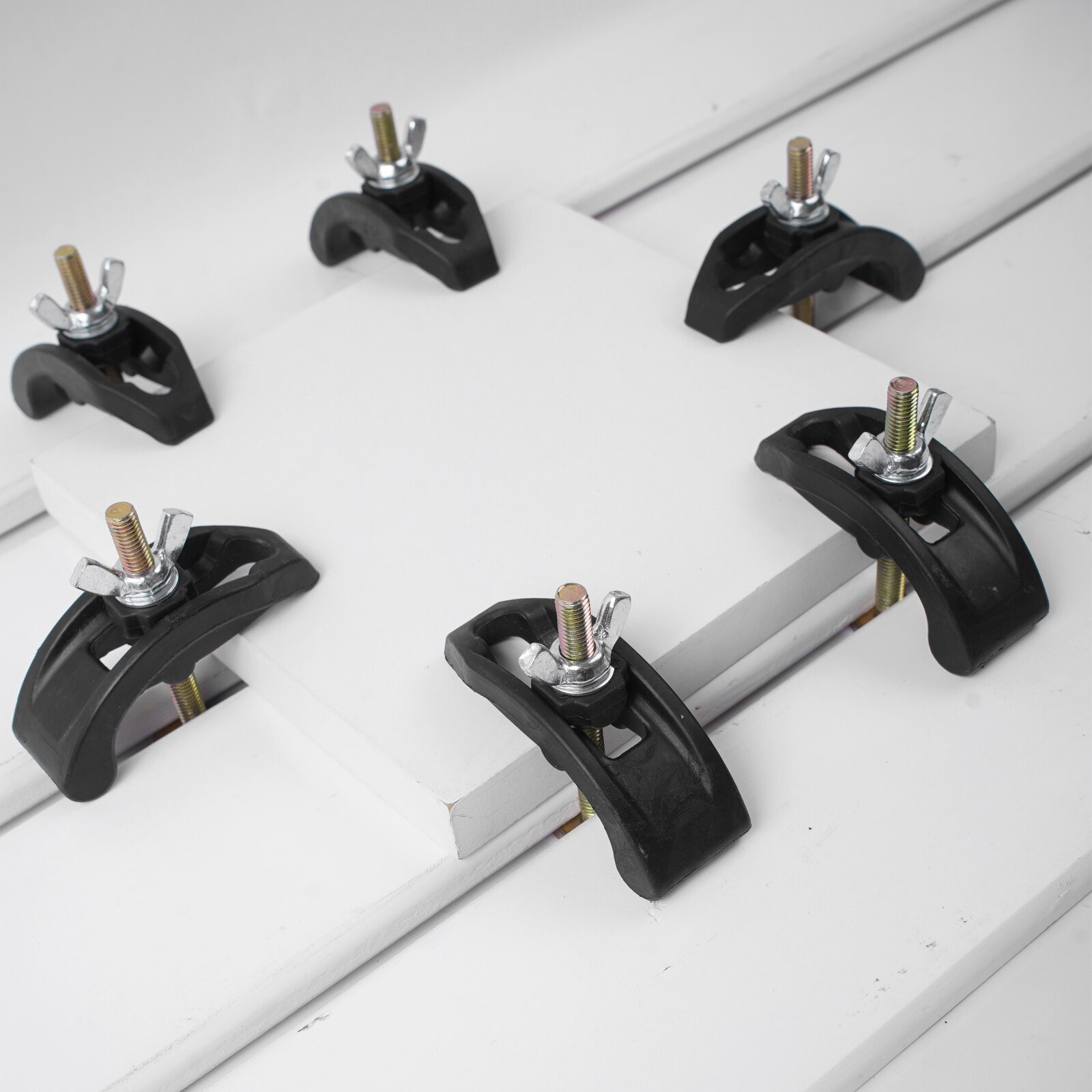 6 Sets Boog Plaat Sets Cnc Frezen Graveermachine Onderdelen Druk Plaat Klem Armatuur Voor T-Slot Werktafel tool Accessoires