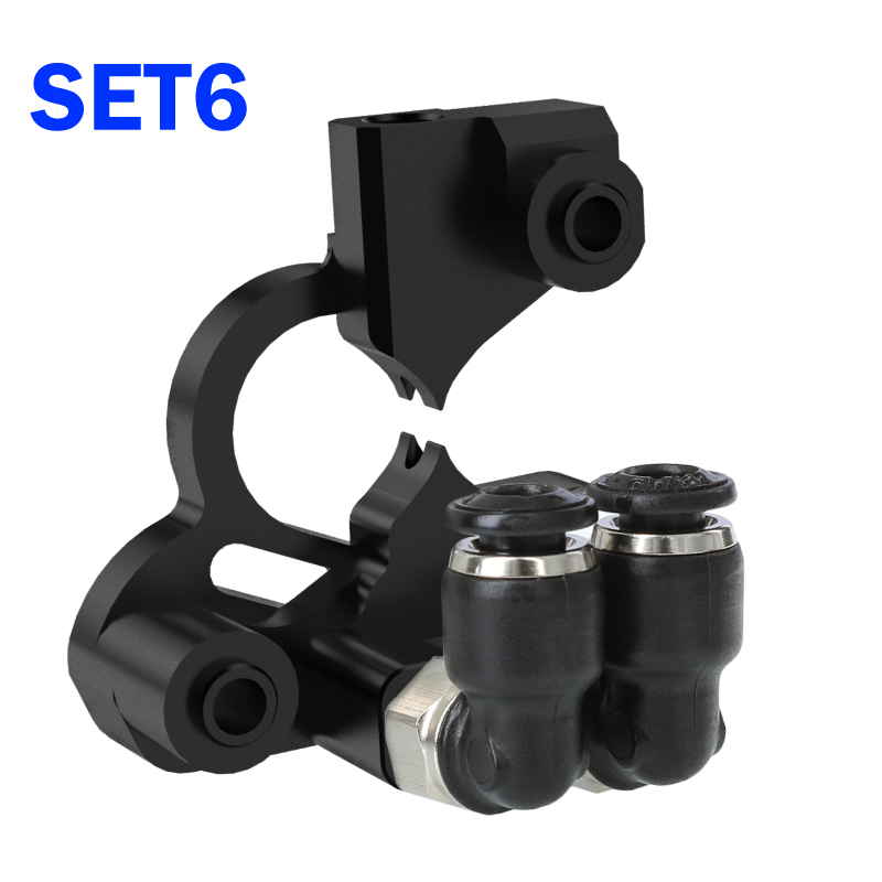 Mellow CNC All Metal Vz-Hextrudort-Low/WC Extruder With 8T/10T Motor One Shaft Twirl Gear For VzBoT 330 VZ235 HevORT 3D Printer: GRAY