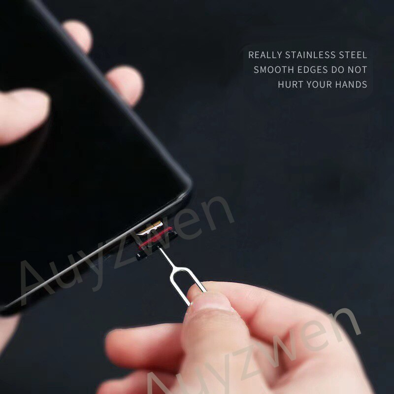 Universele 1000 Stks/partij Sim Card Tray Remover Eject Ejector Pin Sleutelhanger Open Tool Voor Iphone Samsung Huawei Xiaomi Etc.