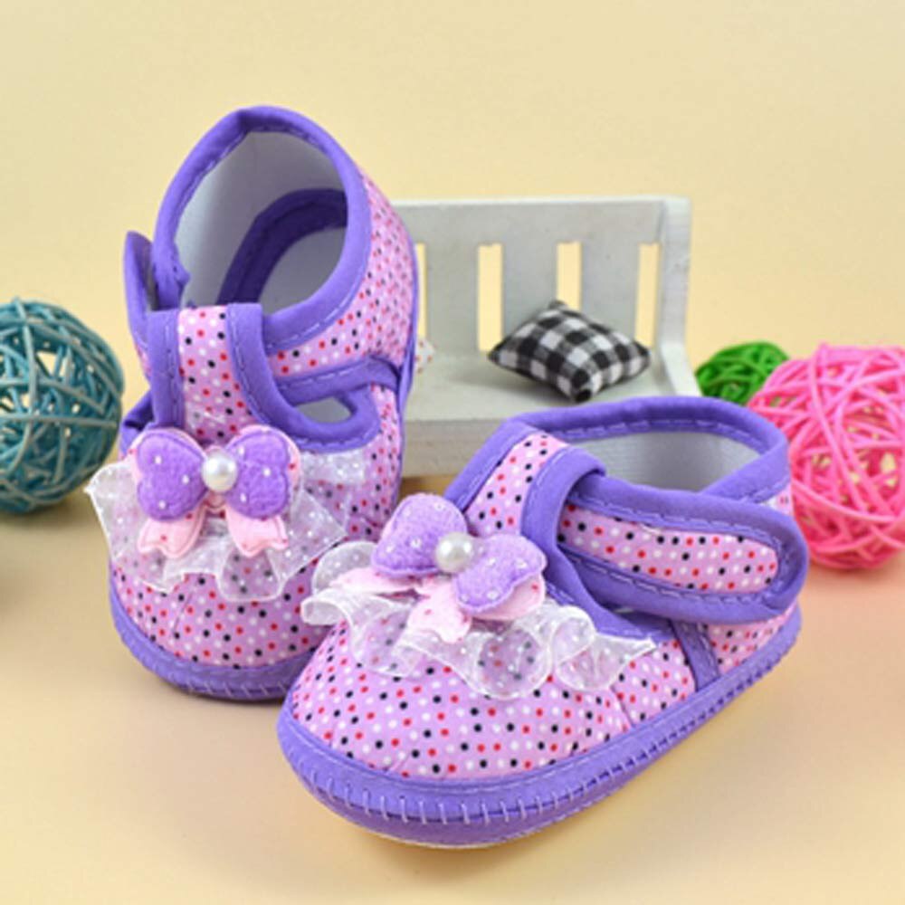 Baby Meisje Strik Doek Laarzen Peuter Warme En Comfortabele Zachte Crib Schoenen Voor Baby Schoenen G3