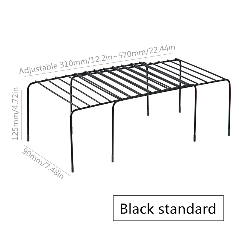 Estante de almacenamiento de cocina ajustable armario de cocina organizador de cocina de estante organizador de zapatos de armario Organizadores de ahorro de espacio