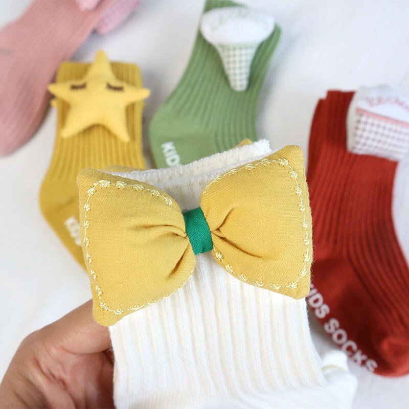 Baby Socks Winter Newborn Baby Boy Girl Cotton Socks Stereo Cartoon Cute Socks Non-Slip Floor Socks Cheap Stuff носки детские