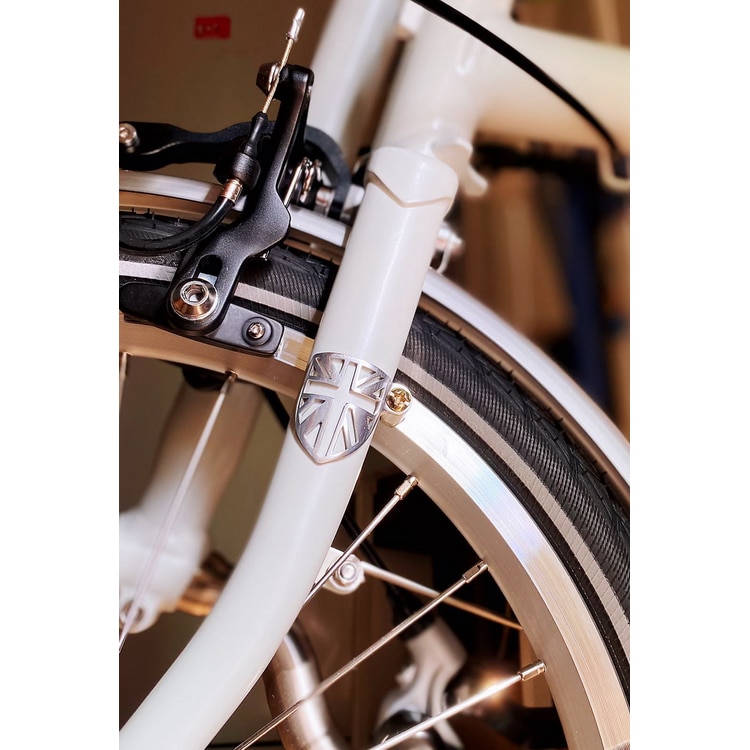 1 stk metalgaffelbeskyttelse til brompton foldecykel slidstyrke og ridser