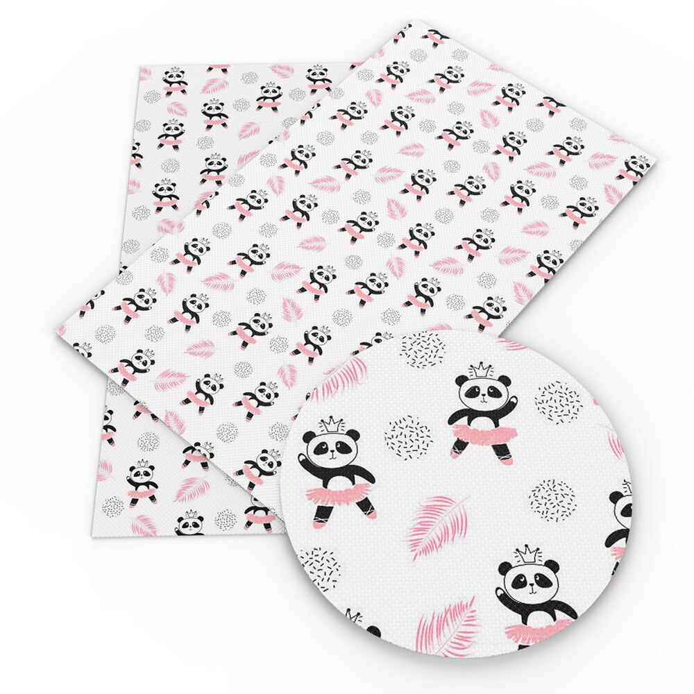 20*34cm panda painettu keinonahka kangas levy vinyyli keinonahka vaatteet verhoilu tee itse korvakorut hiusrusetit ,1 yc 11789: 1064056001