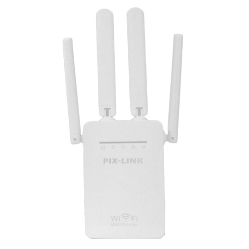 300M Router, WR09 Wireless WIFI Signal Amplification Router, Network Extension, for Home Office Use UK Plug: Default Title