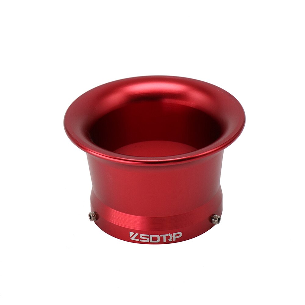 SCL Racing 50mm Motorcycle Air Filter Cup Wind Horn Cup With Rubber Mesh For PWK21 24 26 28 30mm PE28 30mm Carb: Red