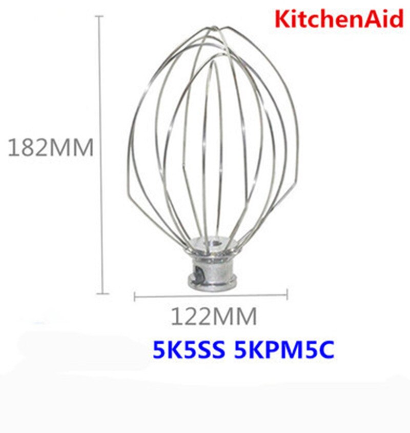Original mixer whisk for KitchenAid 5K5SS 5KPM5CKA 5QTK5AWW Blender