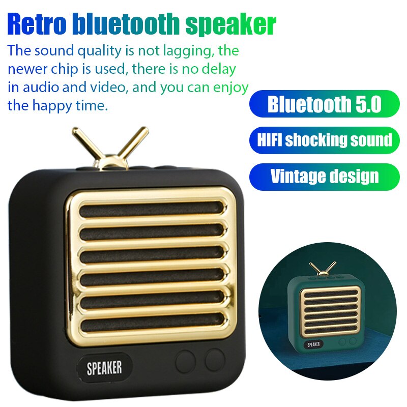 Retro-bluetooth-lautsprecher mit  a15 lautsprechern, tragbar, kabellos, vintage-stil, breitbandlautsprecher, tf-kartenleser, outdoor-subwoofer, audio