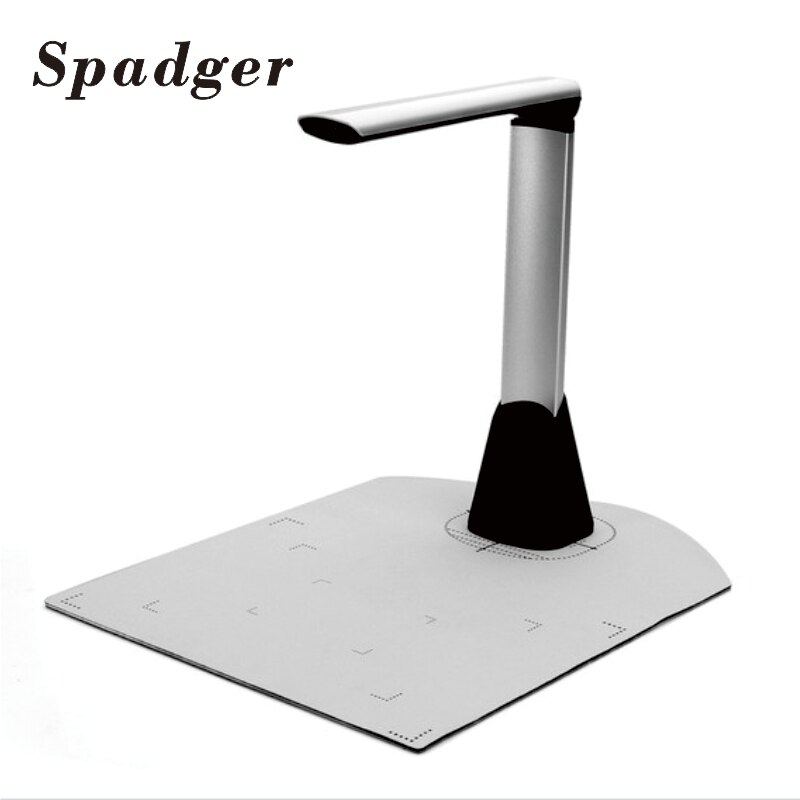 A4 Portable High Speed USB Book Picture Document Camera Scanner 5 Mega-pixel HD High-Definition Max with OCR Function LED Light