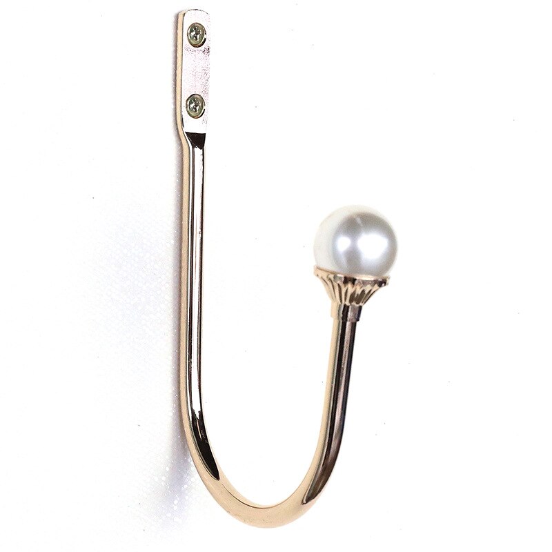 Ganchos en forma de U de Metal para cajón de armario, colgador de pared, hebilla, Clip de cortina rústica, soporte de pared, 2 uds.: color 01
